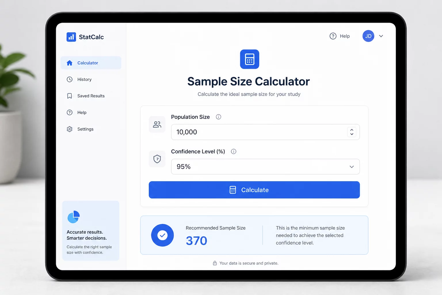 Sample Size Calculator